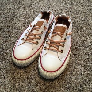 White Converse Slip-on shoes